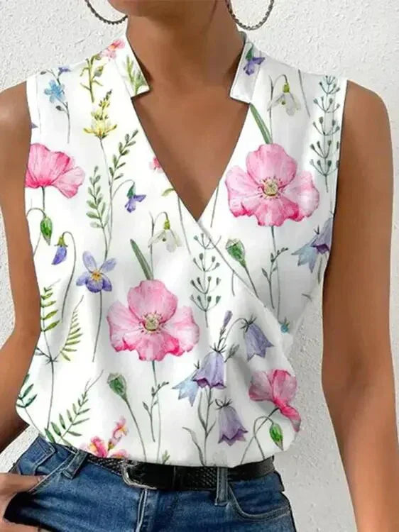 Silk Sleeveless Top For Women Limited Edition