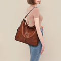 Genuine Leather Shoulder Bag For Women Top Handle Limited Edition
