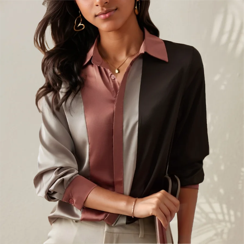 Vertical Stripe Blouse Premium Fabric Exclusive Edition