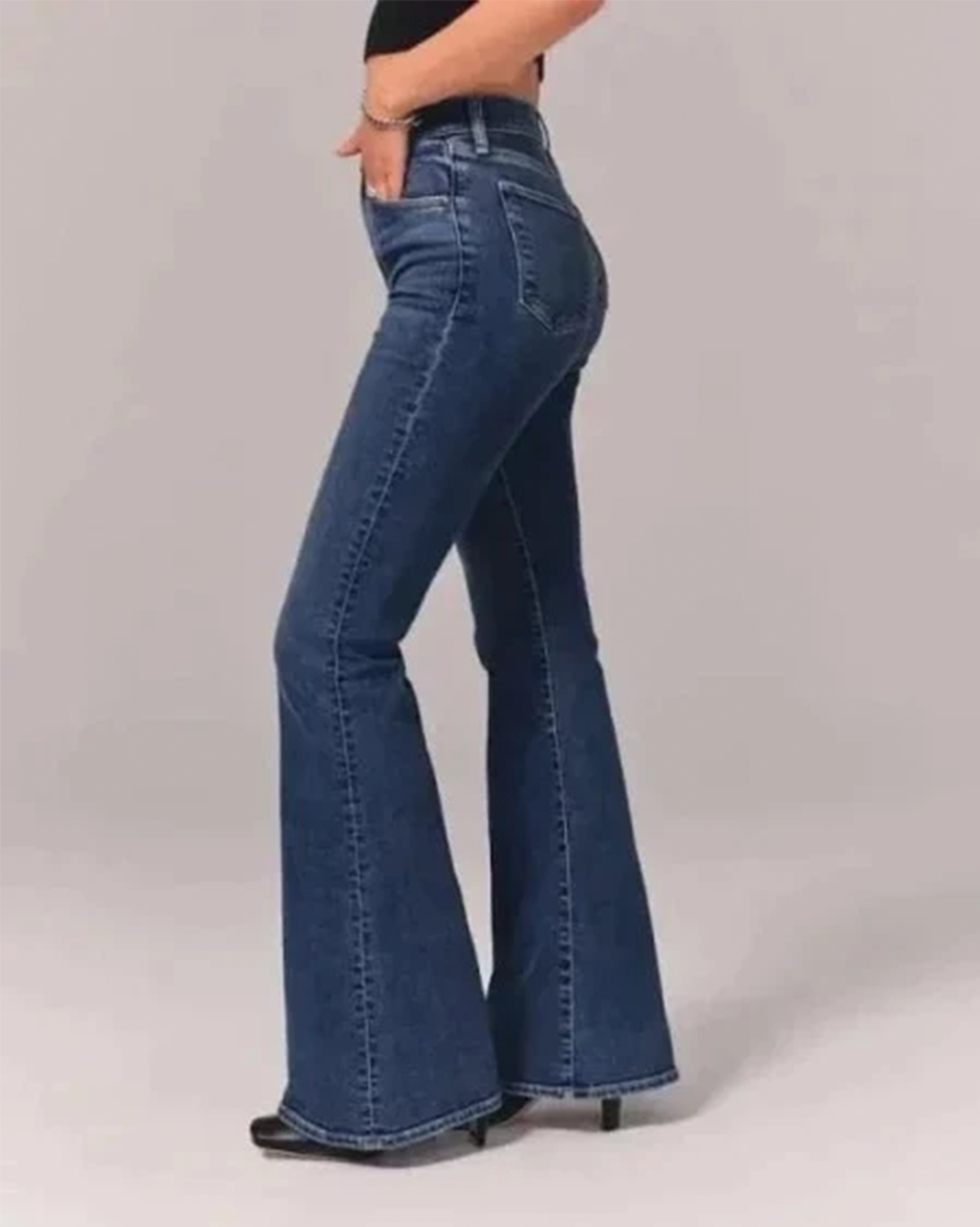 Premium Denim Womens Bell Bottom Jeans High Waist Heritage Collection Exclusive