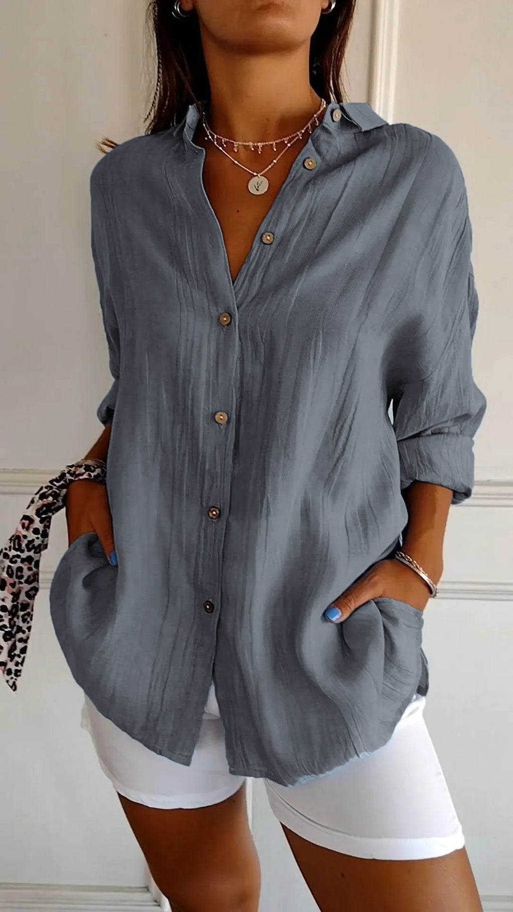Maya Pleated Blouse Luxe Collection Timeless Elegance Exclusive