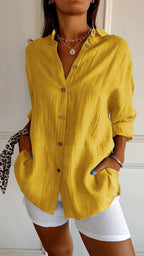 Maya Pleated Blouse Luxe Collection Timeless Elegance Exclusive
