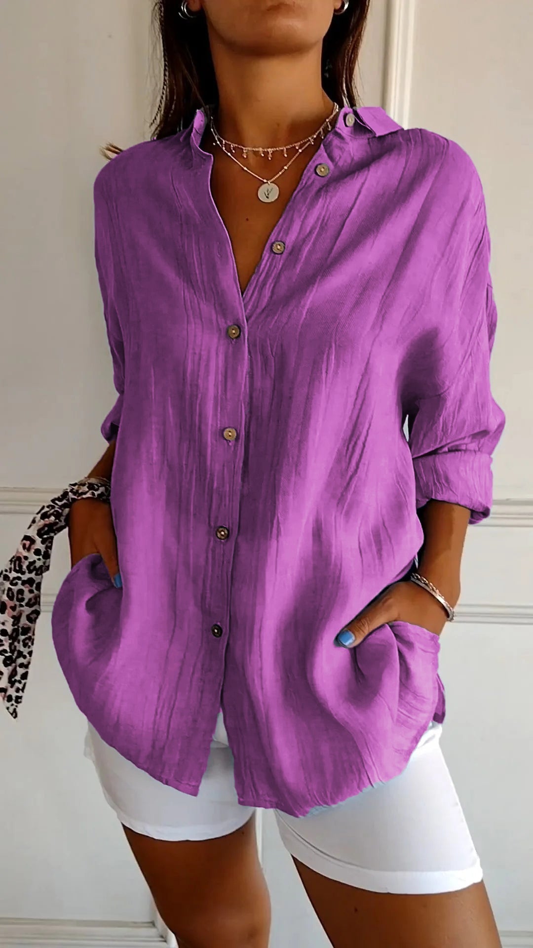 Maya Pleated Blouse Luxe Collection Timeless Elegance Exclusive