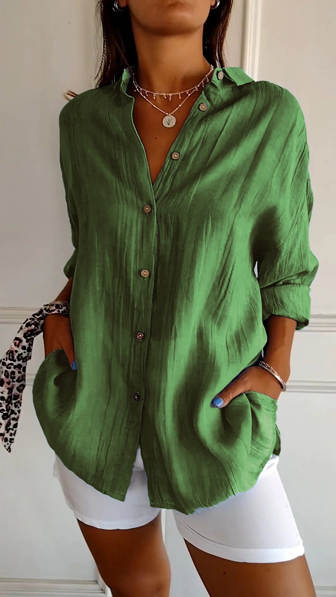 Maya Pleated Blouse Luxe Collection Timeless Elegance Exclusive