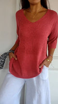 Premium Cotton V Neck Top For Women Limited Edition Luxe Collection