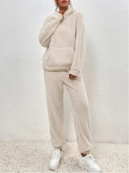 Women's Plush Fleece Loungewear Set Hoodie And Joggers Cocoon Collection Limited Run