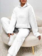 Women's Plush Fleece Loungewear Set Hoodie And Joggers Cocoon Collection Limited Run