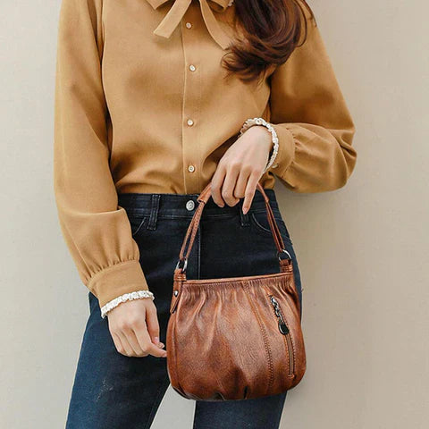 Eleanor Refined Leather Handbag For Women Collection Limited Edition