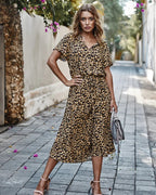 Clara Signature Midi Dress Short Sleeve Luxury Collection Exclusive