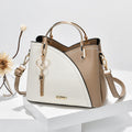 Women's Handbag Colour-Block Collection With Polished Metal Handles Limited Edition